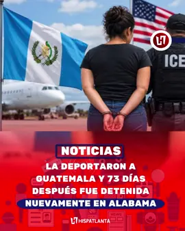 Una mujer identificada como Ena Hernández Díaz enfrenta un cargo federal por presuntamente reingresar a Estados Unidos sin autorización, luego de haber sido deportada a Guatemala poco más de dos meses antes, según un reporte del medio local WAFF 48. De acuerdo con la información publicada el 16 de octubre de 2026, Hernández Díaz fue detenida por las autoridades migratorias en julio y posteriormente trasladada a Luisiana antes de ser deportada a Guatemala el 2 de agosto. Según el reporte, agentes del Departamento de Policía de Crossville tuvieron contacto con la mujer 73 días después de su deportación. Las autoridades federales sostienen que había regresado al país sin autorización. Hernández Díaz fue arrestada el 14 de octubre y, al momento de la publicación, permanecía bajo custodia en la cárcel del condado de DeKalb, Alabama. El medio también informó que investigadores locales la tenían bajo observación en relación con otra investigación, cuyo motivo no fue especificado en el reporte. De acuerdo con documentos judiciales citados por WAFF 48, Hernández Díaz habría ingresado a Estados Unidos en 2016 y no se habría presentado a una cita judicial en 2017. Posteriormente, fue detenida por el Servicio de Inmigración y Control de Aduanas (ICE, por sus siglas en inglés) en julio de 2026. La información publicada no especifica cuándo ni cómo habría reingresado al país después de su deportación. Por ahora, enfrenta un cargo federal relacionado con el presunto reingreso a Estados Unidos después de una deportación. La presentación de un cargo no equivale a una condena, y el caso deberá seguir su curso judicial. El caso vuelve a poner sobre la mesa el debate sobre las políticas migratorias, las deportaciones y las consecuencias legales de regresar a Estados Unidos después de una expulsión. Comparte tu punto de vista en los comentarios. #HispAtlanta: tu voz, tus noticias. #20oct #atlanta #migración #eeuu