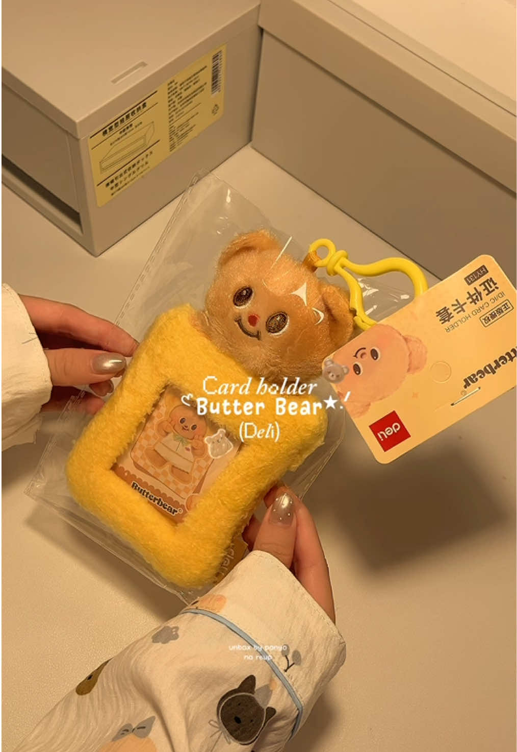 Xinh iu quó à, có ai ở đây mê butterbear hemmm ⋆🧸ིྀ #deli #cardholder #tuidungthedeli #unboxbyponyo 
