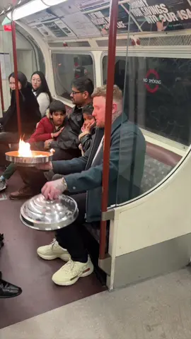 Man starts cooking on the tube 🤣