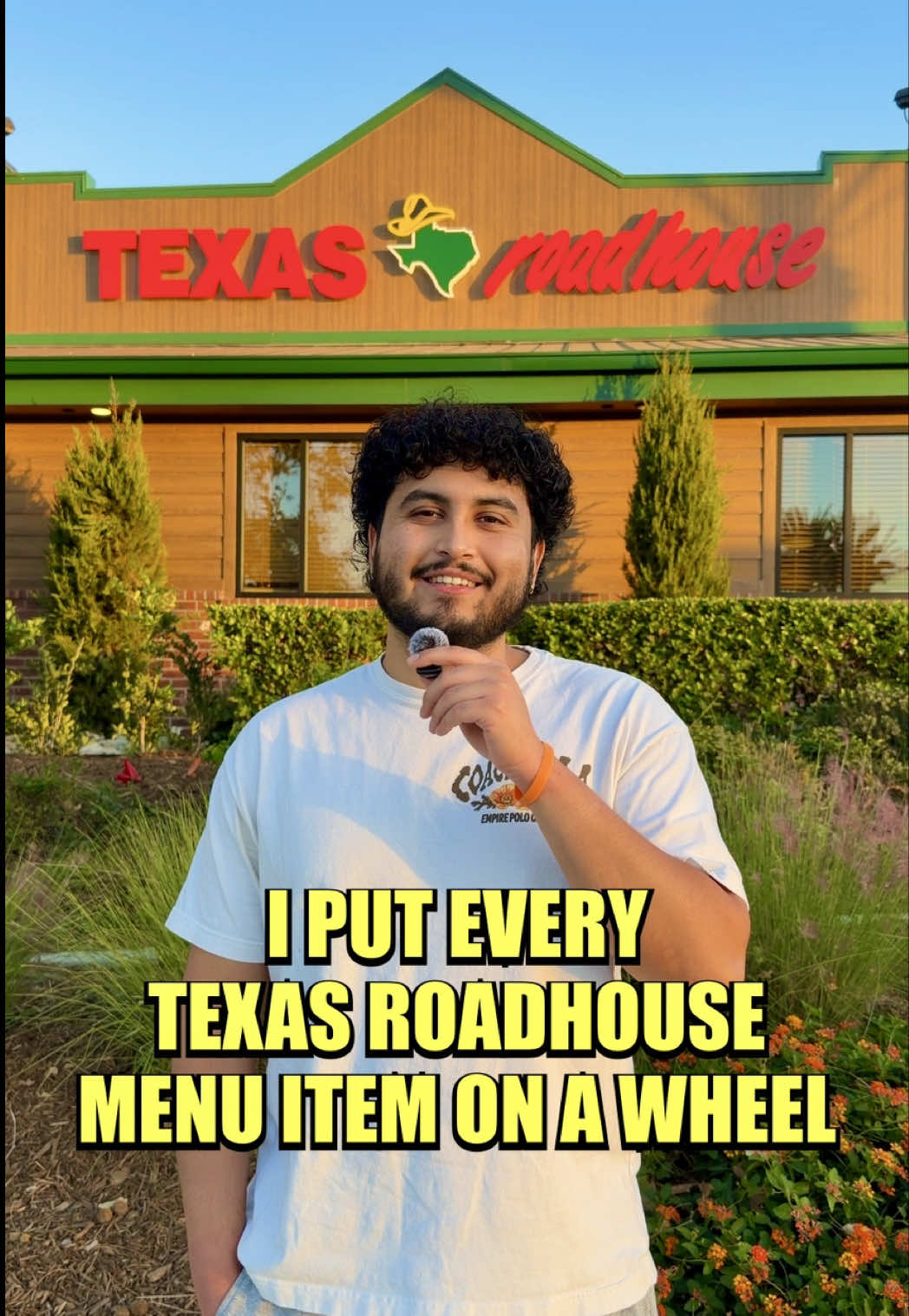 Spinning a wheel to decide my Texas Roadhouse order! 🤠 @Texas Roadhouse #camarillo #foodchallenge #Foodie #viralfood #venturacounty 