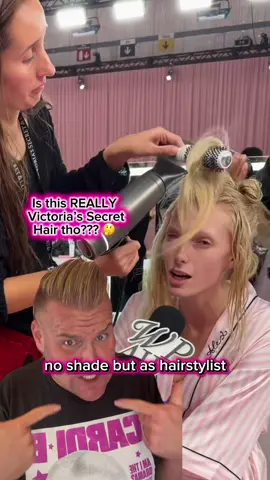 👀 Are we expecting too much from Victoria’s Secret blowouts or is the bar just too low? What do you think? #VictoriasSecret #HairStylist #blowouttutorial #victoriassecretfashionshow #alexconsani 