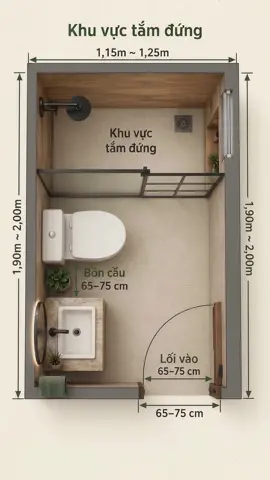 Thiết kế phòng tắm hiện đại dành cho người Việt Nam #xaynhatrongoi #xaydung #kientruc #thietkenoithat #thietkenhadep 