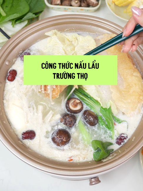 Nghe nói hôm nay gió về, lên luôn Công thức lẩu trường thọ Haidilao siêu dễ nha 😊😊😊 #bearvietnamofficial #xuhuong #nauancungtiktok #noilau #nl05f