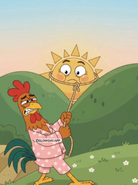 Hasta que el gallo no canta, no inicia el día 😂🌞 Buenos días 💌❤️