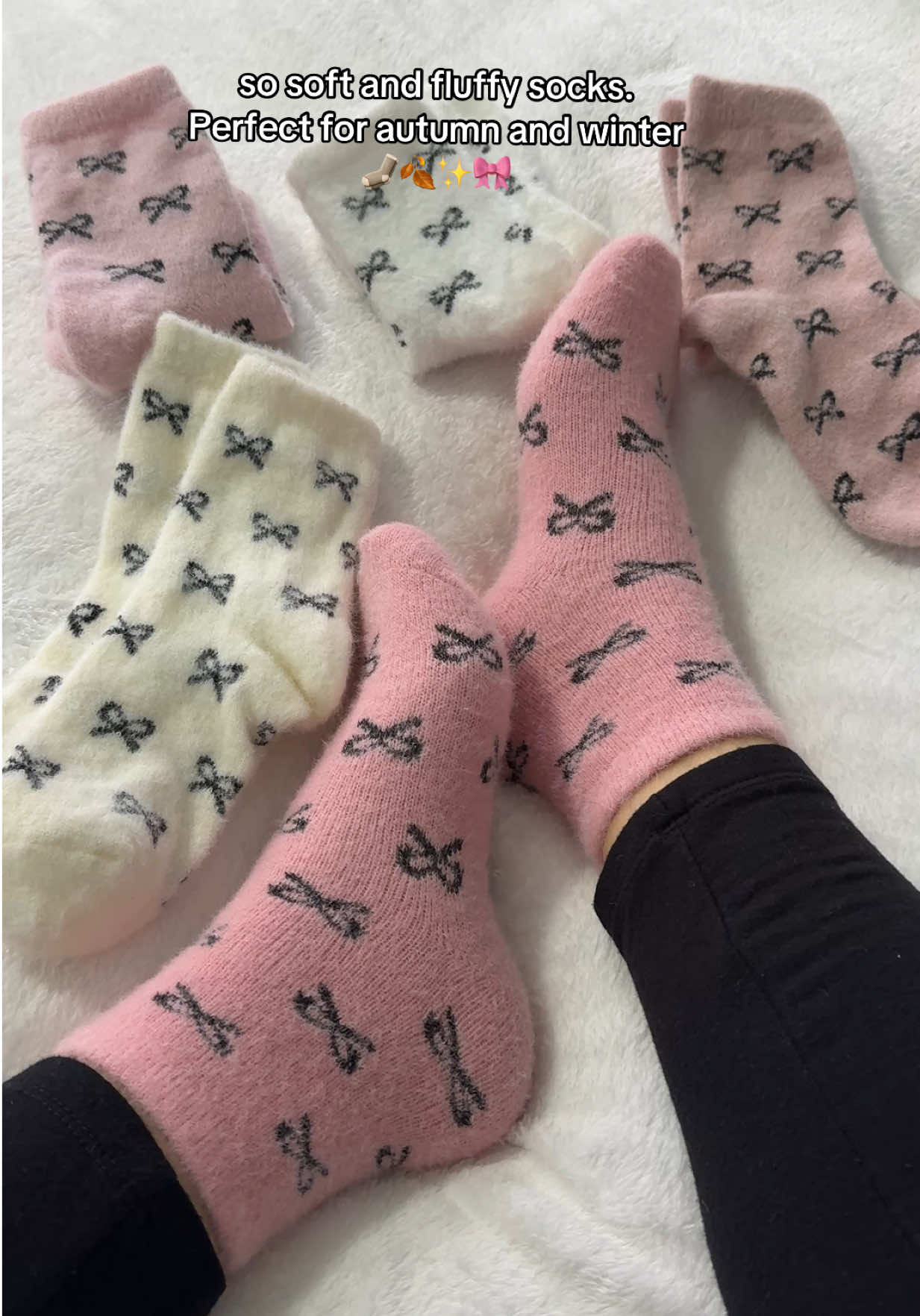 Keeping my feet nice and cozy 🧦✨🍂 #socks #tiktokmademebuylt 