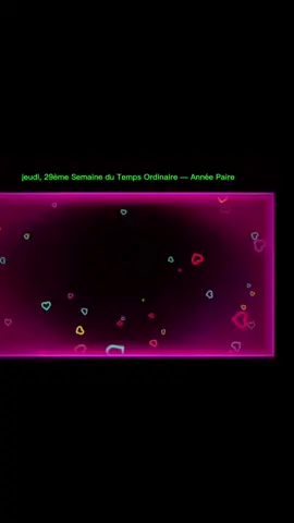 jeudi, 29ème Semaine du Temps Ordinaire — Année Paire #pape #evangiledujour #dieu #prierechretienne #paris 