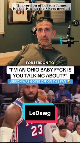 If the Philadelphia 76ers are getting this version of LeBron James; they’ll do really well this year #sports #lebron #sixers #nbatiktok #basketball 