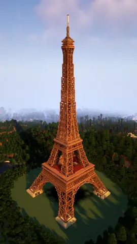 Minecraft Easy Eiffel Tower (by @Necron_ytb)  #Minecraft  #minecrafttutorial  #minecraftbuilding  #minecraftbuild 