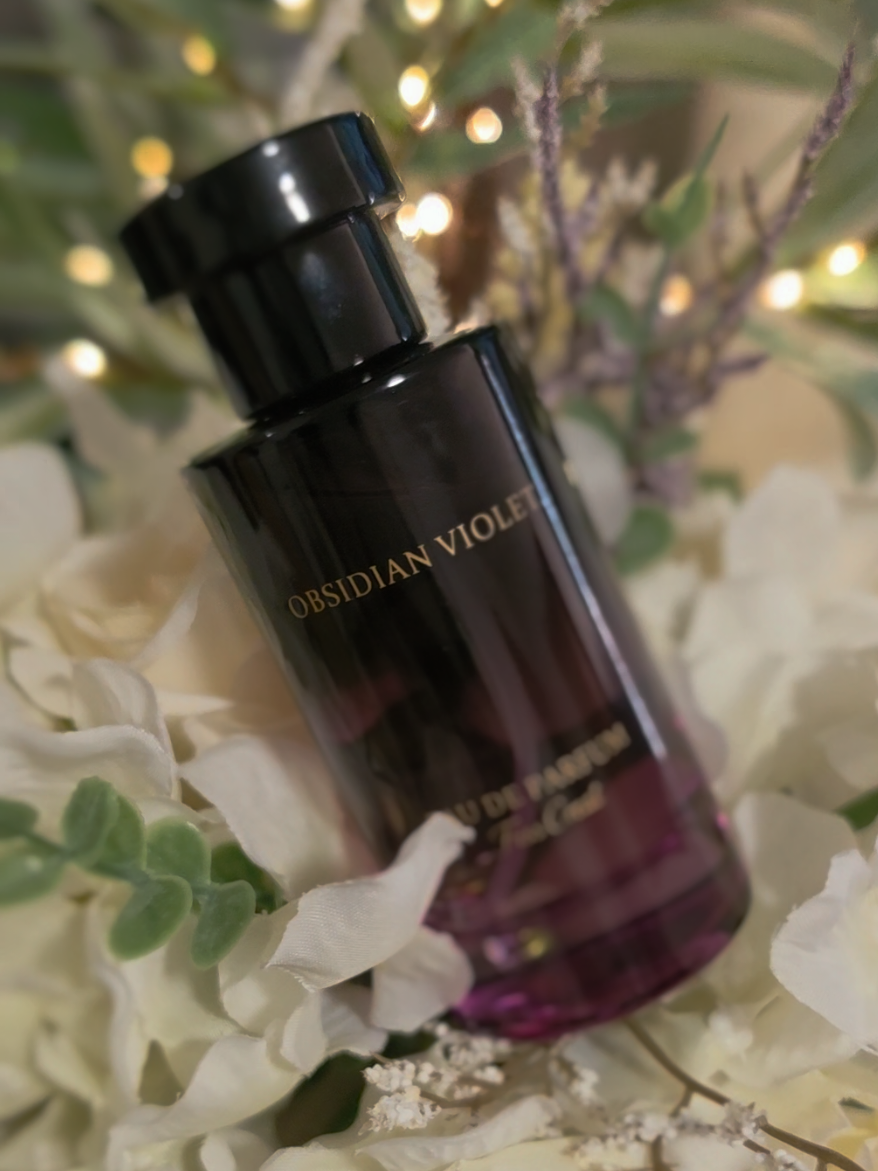 Perfume en spray sin alcohol para mujer Fiss Creat Violeta Obsidiana - Perfumes de larga duración, aroma floral gourmand de jazmín y violeta, para usar todo el día, perfecto para  regalos románticos para ella,   50 ml 1.69 floz #perfumes #jazmin #violeta #aroma #blackfridaytiktokshop 