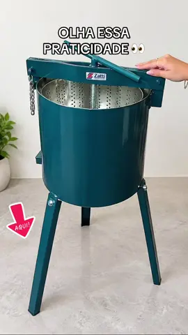 Para quem trabalha com apicultura ou gosta de aproveitar melhor frutas e outros produtos! 🍇🍯 #prensamanual #apicultura #prensademel #zatti #tiktokshop 