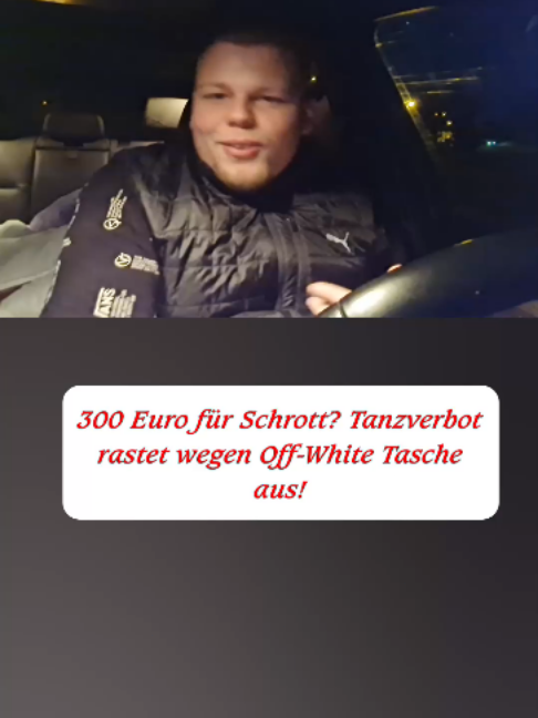 300 Euro für Schrott Tanzverbot rastet wegen Off-White Tasche aus! #offwhite  #tanzverbot  #ausraster  #geldverschwendung  #mode