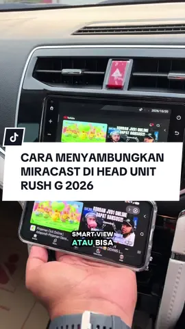 Cara menyambungkan miracast di head unit Toyota Rush G 2026. #toyotarush #rushg2026 #salestoyotajakarta #salesauto2000 #auto2000permatahijau 