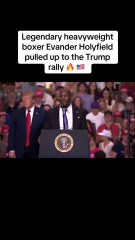 Only 5x heavyweight world champ btw #MAGA #USA #Trump #holyfield 