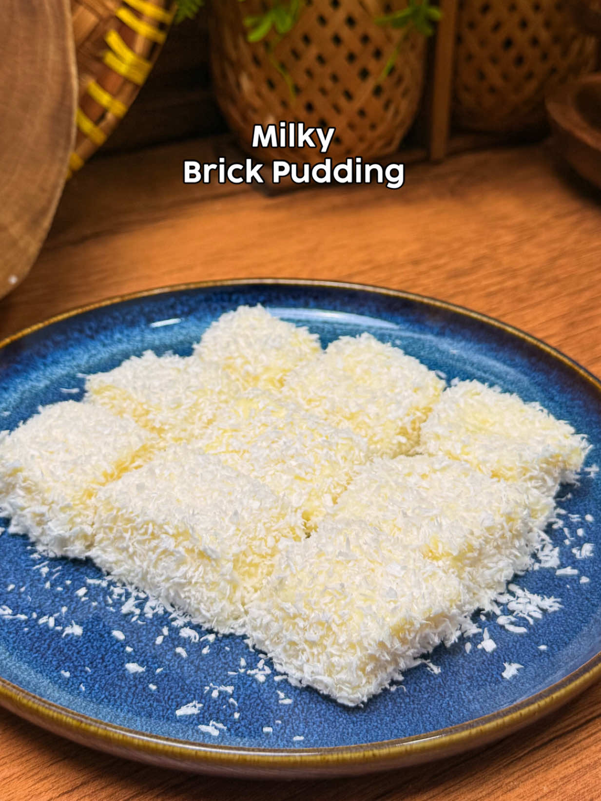 Mudah je boleh buat dgn anak2 weekend nnt. Mkn sejuk2 sedap sgt 🫶🏻 #milkybrickpudding #milkypudding #brickpudding  
