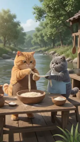 Episode 3 — Oyen Memasak Mi Tarik Cina Buatannya! 🍜🔥 #Oyen #MiTarikCina #KucingGemoy #MasakSeru #ASMRMemasak 