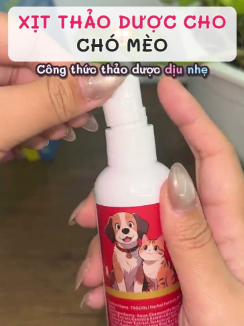 Chăm lông cho bé mỗi ngày nhẹ nhàng 🌿 Bấm giỏ hàng xem thử nhé! #xitlongchomeo #tagooli #meo #cho #tiktokshopvietnam