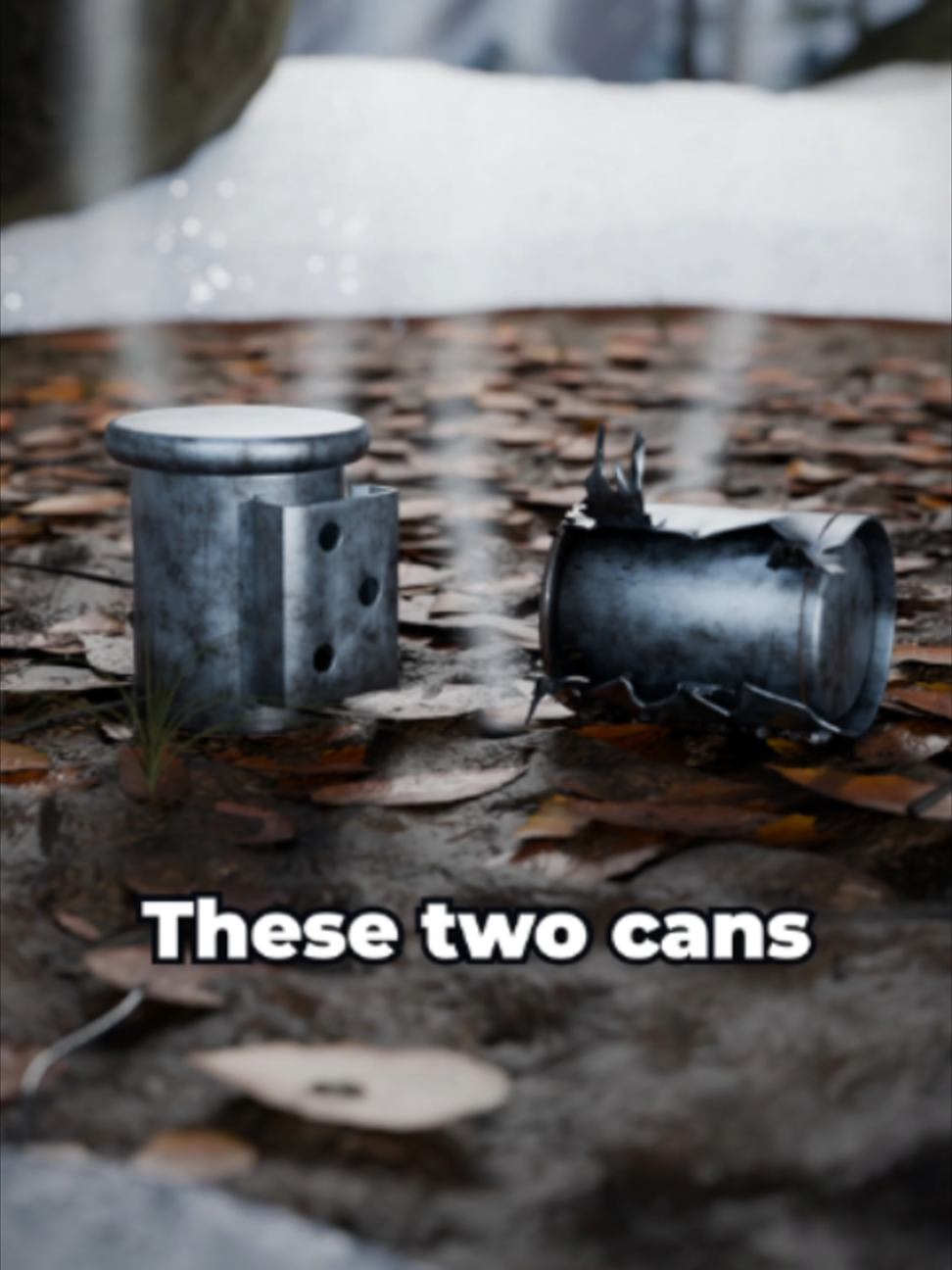 Two cans lying in the snow, warm enough to melt a circle around them. Three men had no idea what they were. In December 2001, three woodcutters in the mountains of western Georgia found two hot metal cylinders on a forest track. Night was falling, so they lit a fire and lay down with the cans right behind their backs. Within hours they were sick, and weeks later the burns appeared. Eight such cans had been brought into those mountains. Sources: IAEA, The Radiological Accident in Lia, Georgia (2014); Stanley Center for Peace and Security, interview with Nino Chkhobadze (2024). Map imagery: Sentinel-2 cloudless 2016 by EOX IT Services GmbH (contains modified Copernicus Sentinel data 2016), CC BY 4.0. Elevation: Mapzen / AWS Terrain Tiles. #truestory #history #radiation #georgia