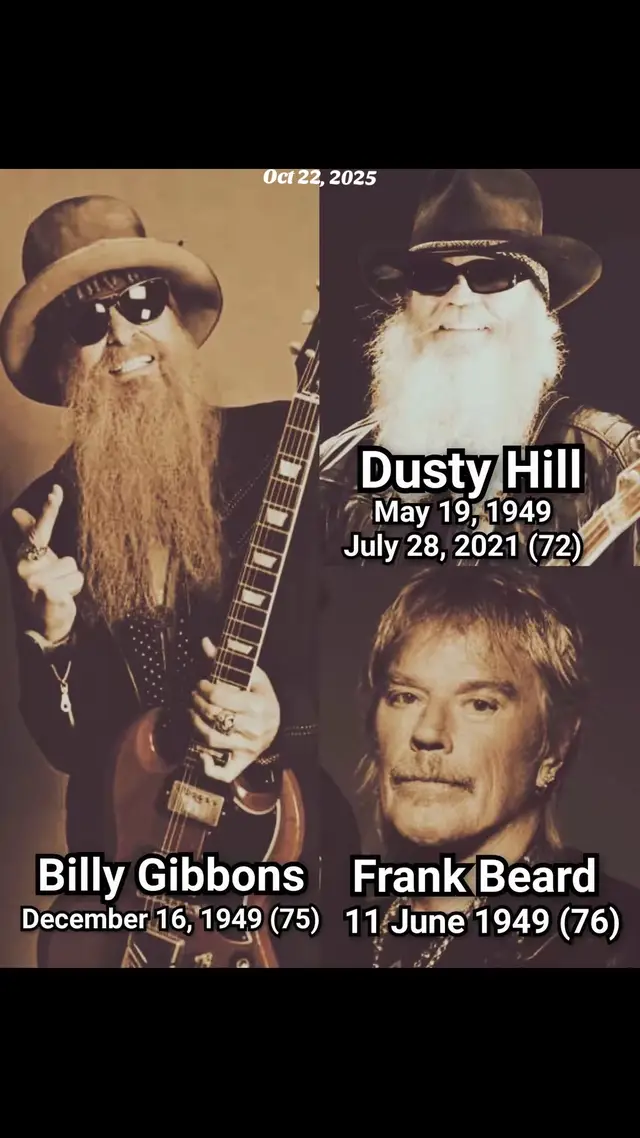 For five decades, ZZ Top rocked the world with Billy Gibbons, Dusty Hill, and Frank Beard, creating a signature blues-infused sound that defined an era. From their early hits like 