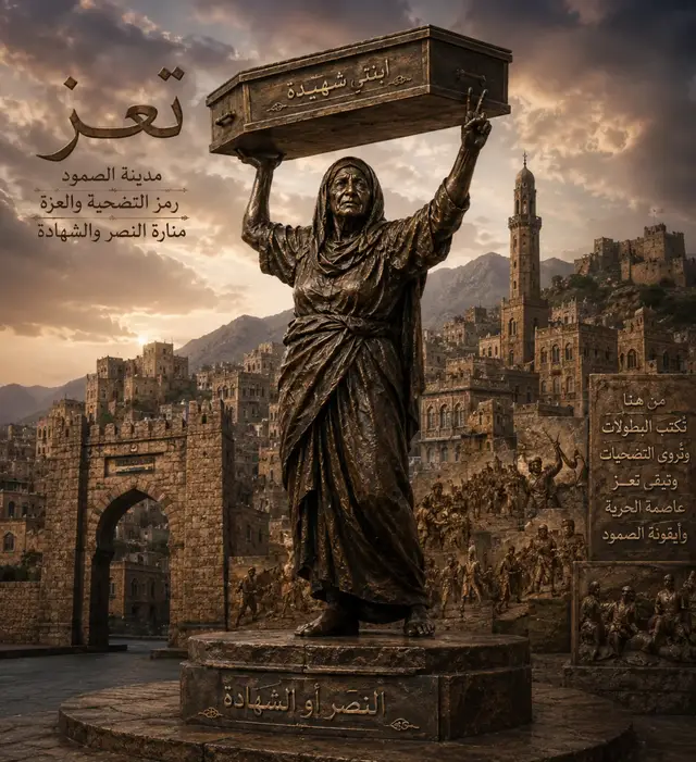 تعز العز تعز تعلم الناس كيف التضحيات كيف الصمود الله درك يا تعز