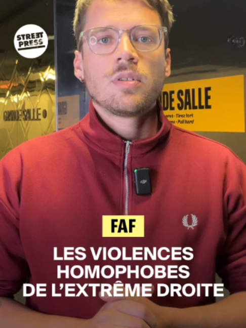 📩 Dans la prochaine édition de FAF, notre newsletter mensuelle et gratuite sur l'extrême droite, on a enquêté sur les agressions homophobes et transphobes commises par l'extrême droite. Ça sort le 27 octobre, rendez-vous sur le lien dans la bio pour vous abonner 🔗 #streetpress #agression #homophobie