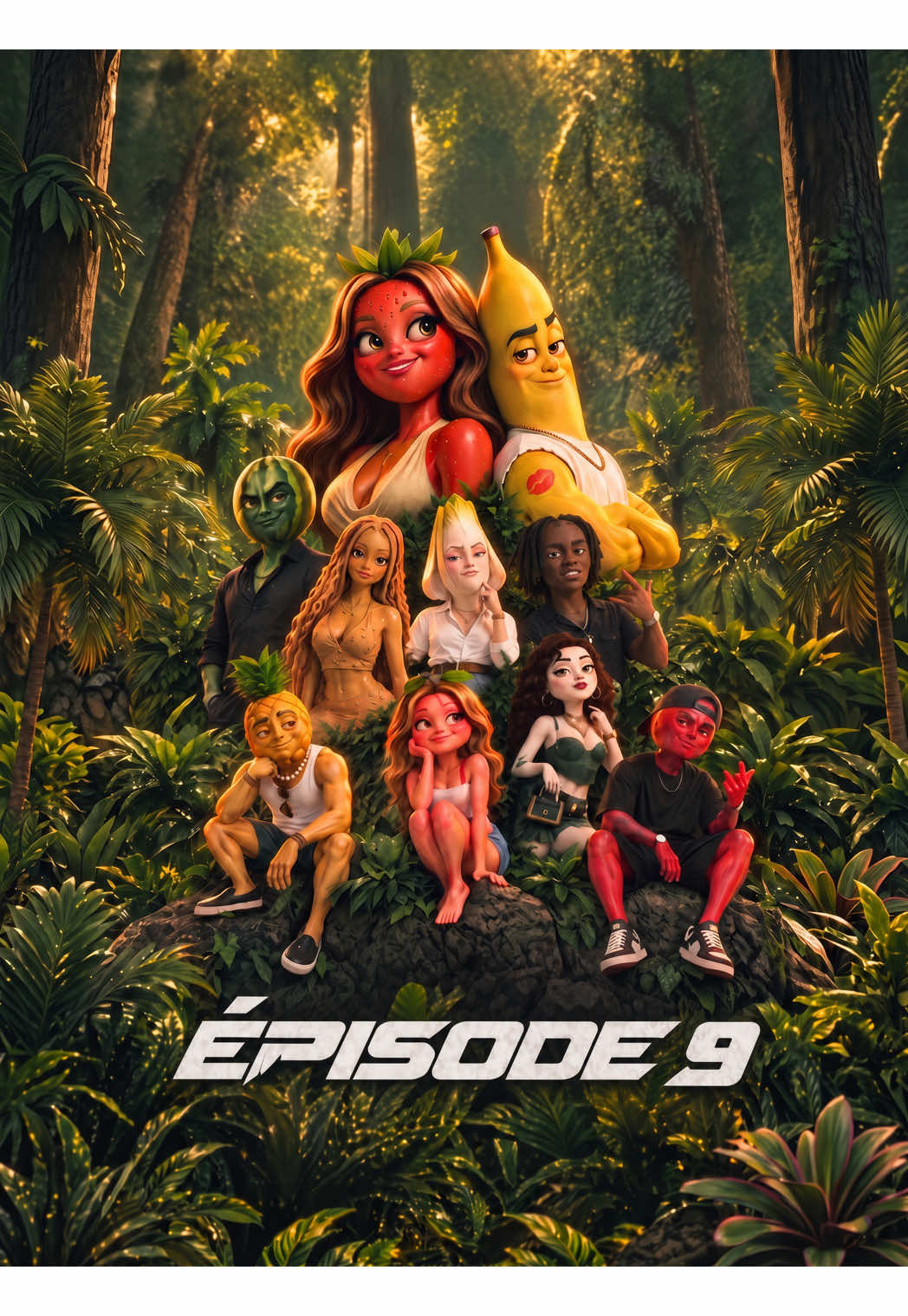 ÉPISODE 9 : QUI EST PARTI ⁉️ Powered by Arcads.ai #skibigames #tentafruit #brainrot 