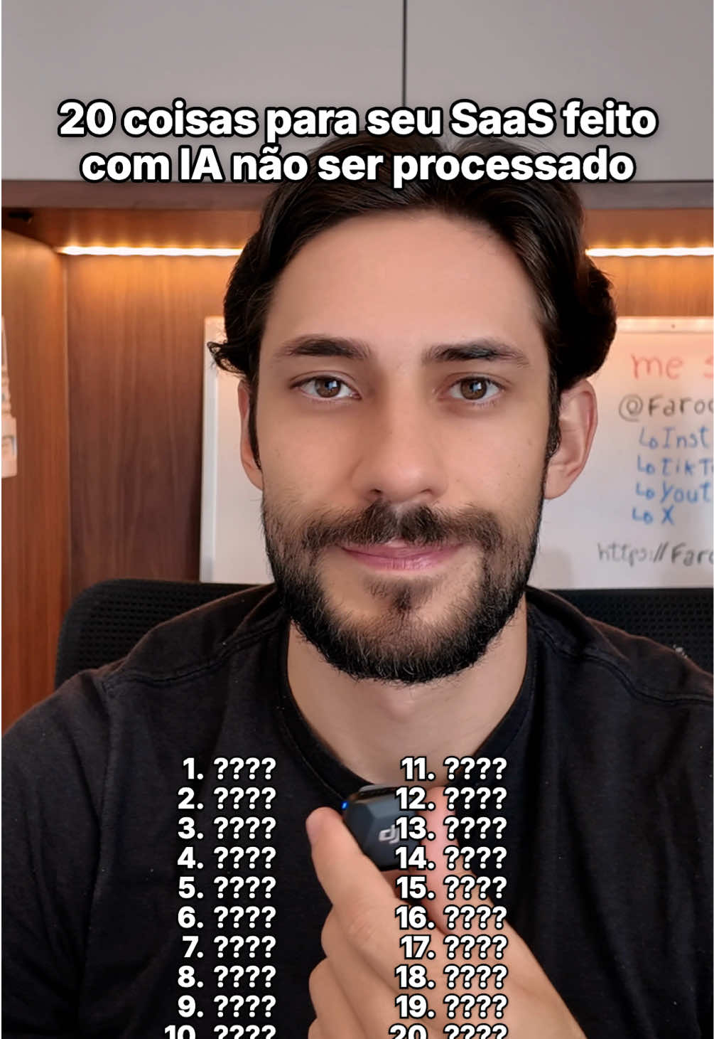 Criou um site ou SaaS com IA?  Antes de colocar no ar, confira esses 20 itens para evitar problemas legais. Comenta CHECKLIST que eu te mando a lista completa no Direct!