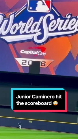 Junior Caminero's homer knocked out the lights on the American Family Field scoreboard 😳 #MLB #baseball #wow #caminero #rays @TAMPA BAY RAYS @Junior Caminero 