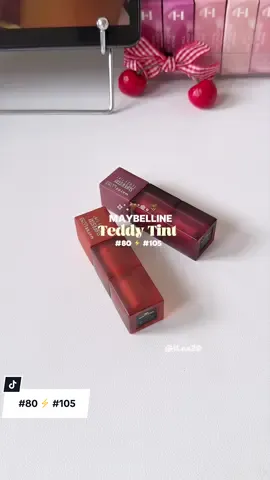 Chọn màu 80 hay 105 ?? 🧸🤎 #maybelline #superstayteddytint #lipvelvet #sonkem #maybellineteddytint 