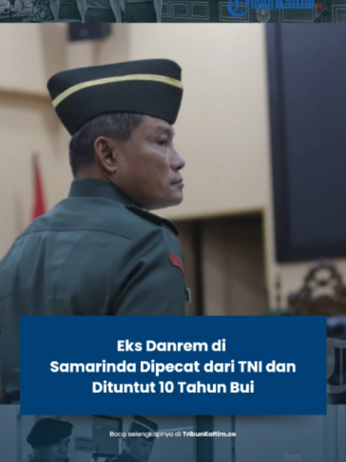 Eks Danrem di Samarinda dituntut 10 tahun penjara dalam kasus dugaan korupsi jual beli lahan BUMD Cilacap, Jawa Tengah. Ia juga dituntut dipecat dari dinas militer TNI AD. Baca selengkapnya di TribunKaltim.co #Samarinda #EksDanrem #KasusKorupsi #Kaltim #TribunKaltim