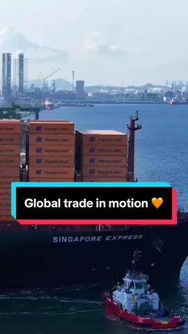 Just steel, containers and open horizons? Think again. You're looking at global trade in motion. 🌍🚢 #hapaglloyd #shipping #vessellife