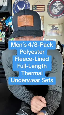 THINK YOUR WINTER JACKET IS DOING ALL THE WORK? THINK AGAIN! Men’s 4/8-Pack Polyester Fleece-Lined Full-Length Thermal Underwear Sets help you build a more comfortable cold-weather outfit by adding warmth where it starts—right against your skin. These Men’s Fleece-Lined Thermal Underwear Sets combine soft fleece lining with high-elasticity polyester fabric for a flexible, close-fitting feel. The long-sleeve tops and full-length bottoms are designed to layer beneath jeans, work clothes, ski gear, or cycling apparel, giving you extra coverage without the bulk of another heavy outer layer. COLD MORNING COMMUTES, OUTDOOR PROJECTS, AND WINTER WORKOUTS? GET YOUR BASE LAYER SORTED! Available in convenient 4-pack and 8-pack options, these Men’s Thermal Underwear Sets are a practical addition to your seasonal wardrobe. Tap the product link and explore the sizes and available selections! #TikTokShopBlackFriday #DiscoverYourGift #AuthenTik #ShopWithConfidence #MensFleeceThermals
