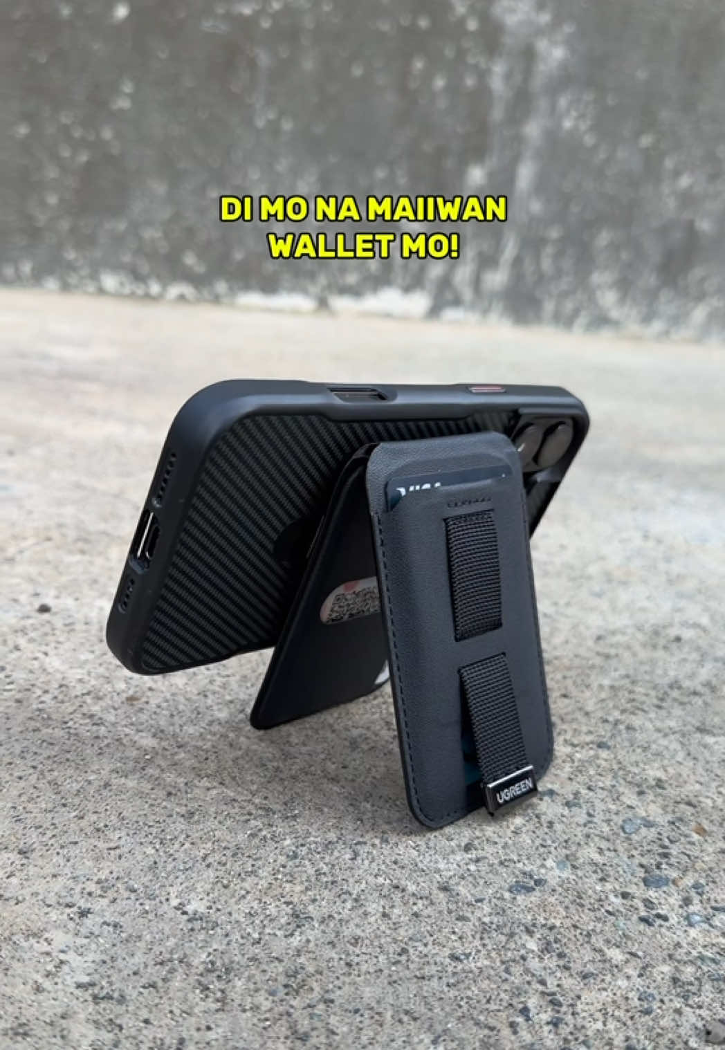 Buti may ganitong wallet na pala 💪 #ugreencardholder #magneticcardholder #minimalistwallet #camouniacinamidesoap 