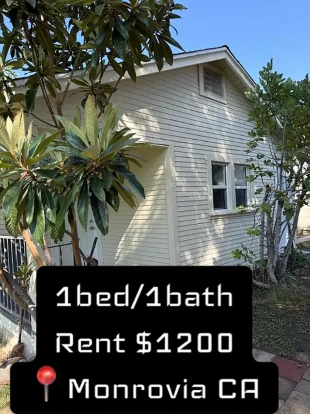 Discover the charm and comfort of this beautifully remodeled 1 bedroom, 1 bathroom cottage. With its recent updates, this cottage offers a cozy living space, featuring quartz countertops, new flooring, new split HVAC unit, updated kitchen and bathroom. Enjoy the convenience of an in-unit washer and dryer hookup, and no shared walls with neighbors. Nestled in the heart of Monrovia, you'll be within walking distance to Old Town Monrovia with a wide array of dining, shopping, and entertainment options. Embrace the opportunity to experience comfortable city living in this charming cottage. Contact us today to schedule a tour and secure your future home.