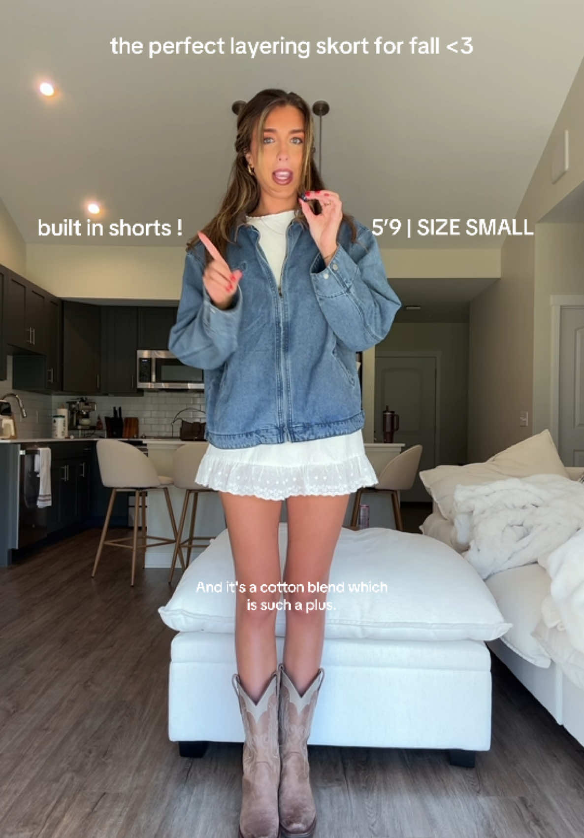 so in love w this mini skort! such a perfect piece for layering this fall<3