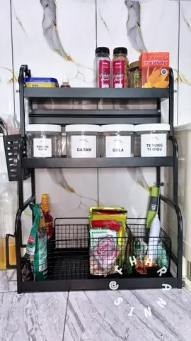 Rak bumbu dapur estetik cakep dan kekinian nih bunddd😍✨