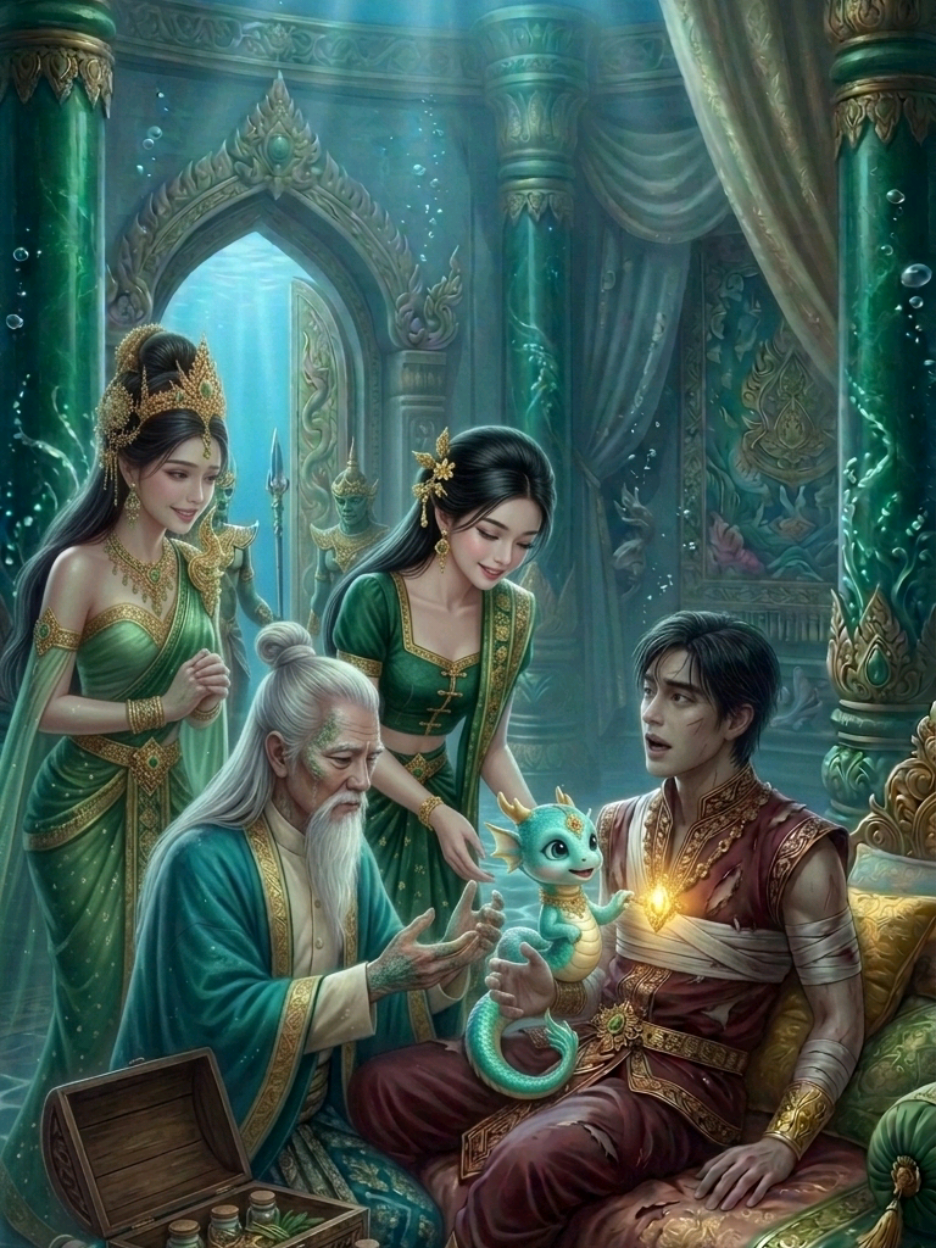 🐉 နဂါးရွှေပြည်၏ ကံကြမ္မာကာလနဂါးမင်းနှင့်သန္တိနဂါးမင်းသမီး (အပိုင်း -၅) န#creatorsearchinsights #ကာလနဂါးမင်းနှင့်သန္တိနဂါးမင်းသမီး #aivideo #CreativeLife 