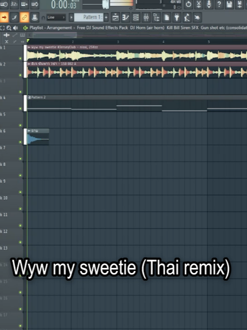 Wyw my sweetie (Thai remix) #thairemix #producertok #flstudio #remix #เพลงแดนซ์ #trendsong #animationmemesong