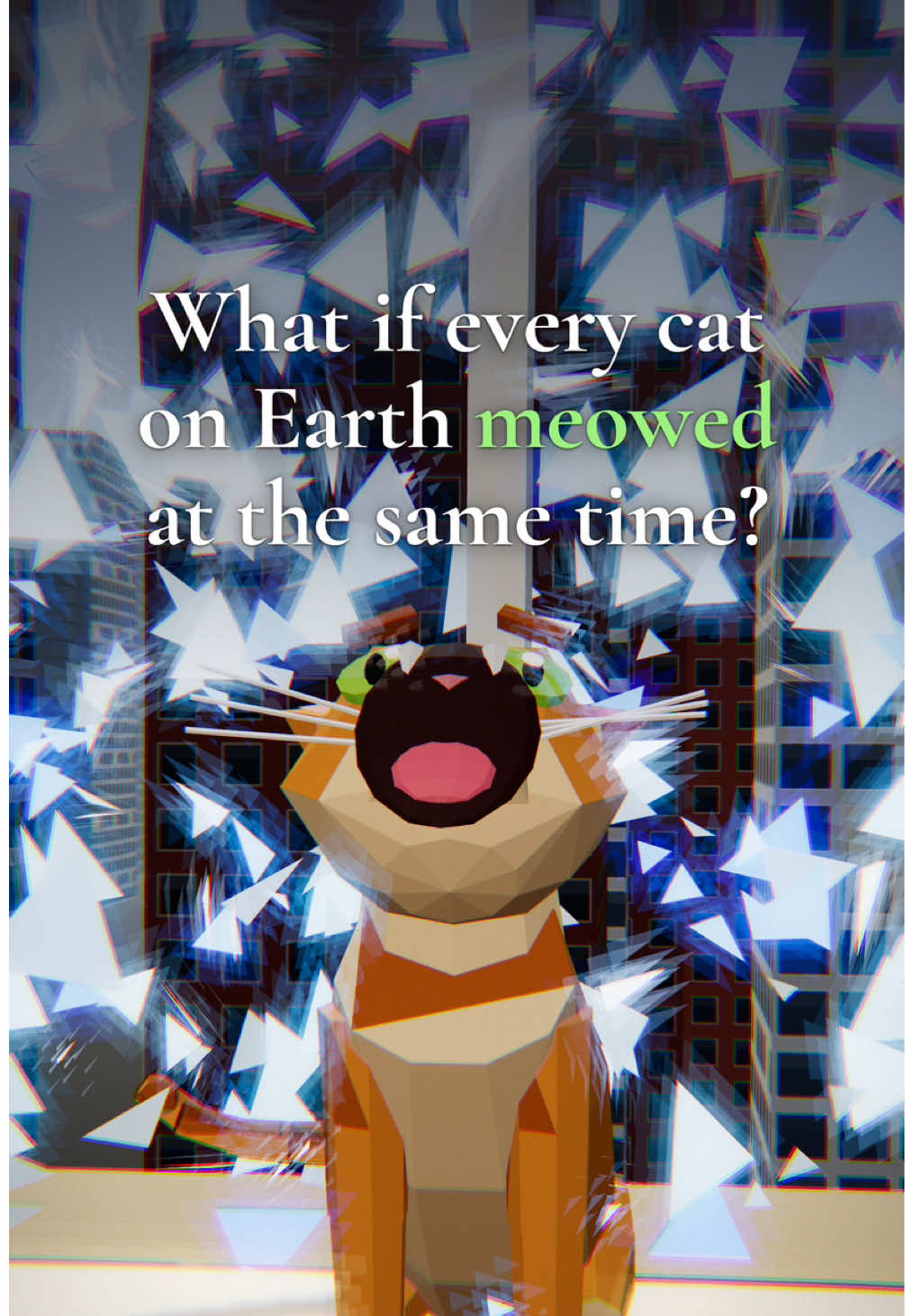 What if every cat meowed at the Same Time? #whatif #cat #animation #sience 