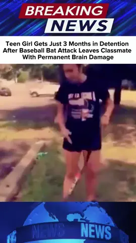 Teen Girl Gets Just 3 Months in Detention After Baseball Bat Attack Leaves Classmate With Permanent Brain Damage #FloridaNews #TeenViolence #JuvenileJustice #SchoolViolence #CrimeNews
