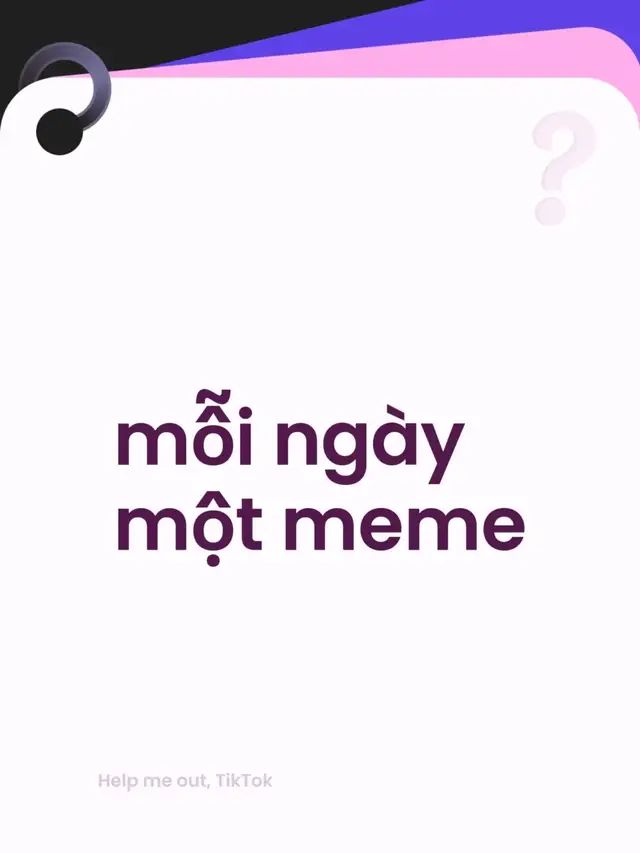 mỗi ngày một meme