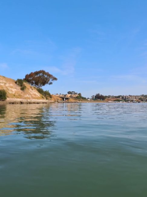 April 18, 2026 - Carlsbad, CA () : Paddleboard Serenity in Beautiful Waters Join me on a peaceful paddleboarding journey through Carlsbad Bay on a stunningly clear day. Experience the tranquility of high tide and enjoy breathtaking views along the scenic coastline. Don't miss out on seeing the full adventure by clicking on the related video!  See full video in 4K in my YouTube channel at @coastline.chronicles.l32
