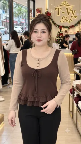 Áo Liền Phối Màu Dáng Ôm Body Tay Dài Phong Cách Thu Đông #AoNuTayDai #AoPhoiMau #AoBeoTang #ThoiTrangThuDong #TikTokShopVN