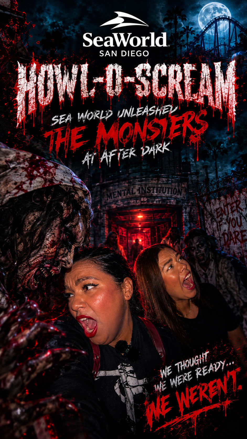🚨🎃 STOP SCROLLING! THIS IS YOUR SIGN TO VISIT SEAWORLD SAN DIEGO AFTER DARK! 👻🩸 The countdown to Halloween is ON… and the monsters are waiting! 😈💀 🏚️ Haunted houses 👻 Spirits lurking in the shadows 🧟 Monster Stomp 🎭 Live Halloween performances 😱 Nightmares you won’t forget! 🩸 HOWL-O-SCREAM is taking over SeaWorld San Diego, but the terror ends October 31st! ⏳ ONLY 7 DAYS LEFT until Halloween! Tag your scream partner and get ready to face your fears… because once the clock strikes midnight on Halloween, the monsters disappear until next season! 🕷️🌑 📍 SeaWorld San Diego — Howl-O-Scream 🎃 Every Thursday, Friday, Saturday & Sunday through October 31st. #HowlOScream #SeaWorldSanDiego #foryoupage #SpookySeason #HauntedHouses 