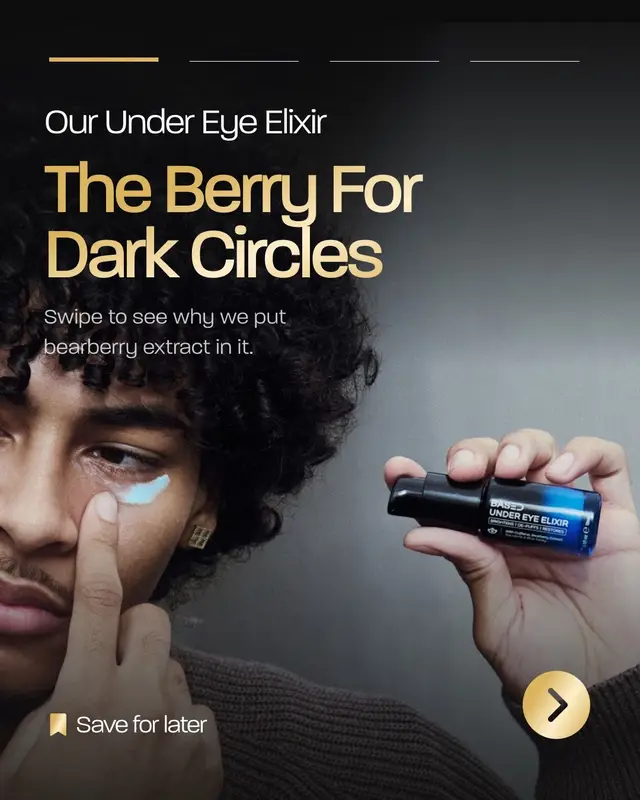 Bearberry under your eyes? #BASED 