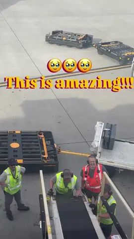 Empleados tan maravillosos de @fly_yyc! ❤️ No es mi perro; simplemente me tocó el asiento junto a la ventana, vi esto y mi corazón se hizo mil pedazos (de pura ternura). Son este tipo de cosas las que hacen del mundo un lugar mejor. 🙌 Si alguien en internet sabe quiénes son estas personas increíbles, ¡díganles «gracias» de parte de otro amante de los animales! ❤️🐶🐾