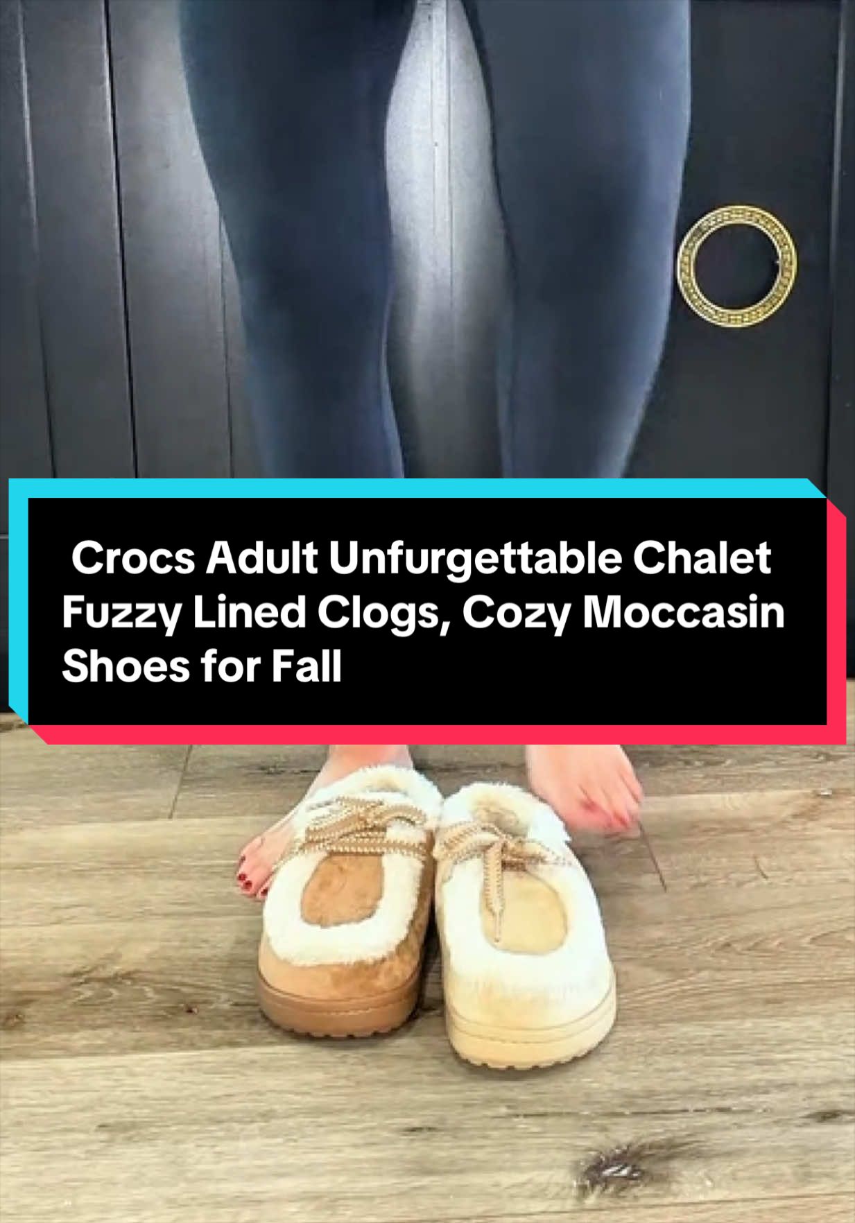 1025  Crocs Adult Unfurgettable Chalet Fuzzy Lined Clogs, Cozy Moccasin Shoes for Fall @Crocs #DiscoverYourGift #TiktokShopCreatorPicks #TiktokShopBlackFriday #TiktokShopCyberMonday #CrocsSuperBrandDay 