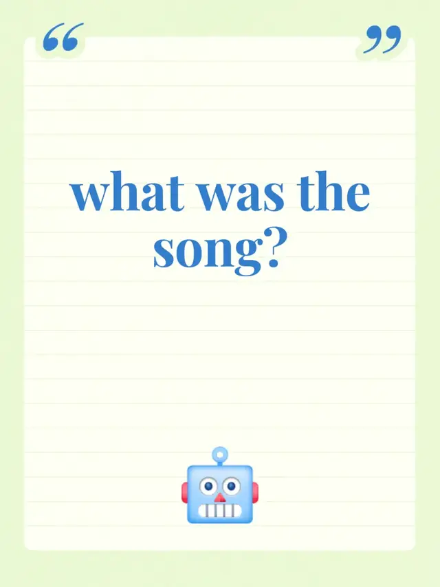 Commented on @happy’s post what was the song?