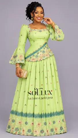 5 yards 12.500fr Brodé chanel #couture #model #senegalaise_tik_tok 
