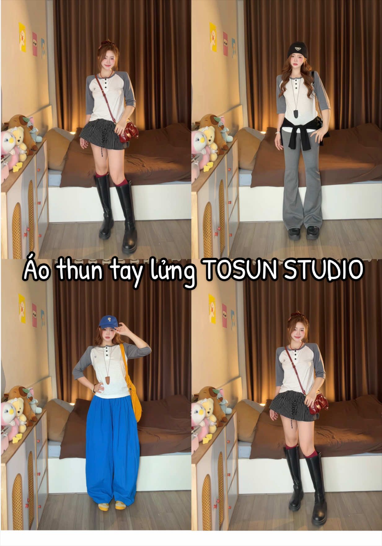 Trắng xám kết hợp với ??? @Tosun Studio #thoitrangnu #phoidoxinh #myoutfit 