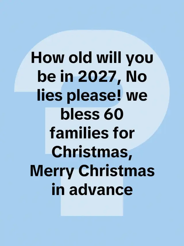 How old will you be in 2027, No lies please! we bless 60 families for Christmas, Merry Christmas in advance#Kgalagadi National Park #AddoNational Park #Pilanesberg National Park #iSimangalisowetland parions #blyderivercanyonnaturereserve island lillionaire. National Park